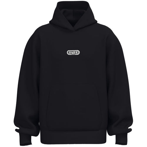 JAKO Kapuzensweat Wardrobe – Schwarz (vorne)