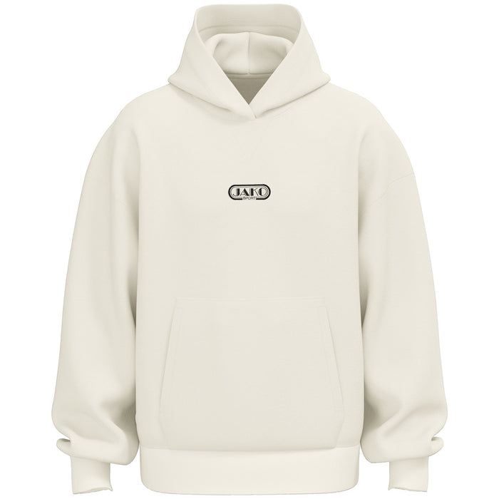 JAKO Kapuzensweat Wardrobe – Weiß (vorne)