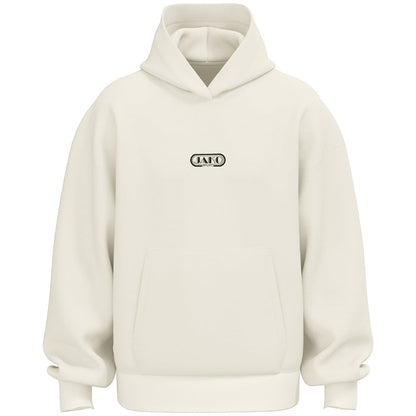 JAKO Kapuzensweat Wardrobe – Weiß (vorne)