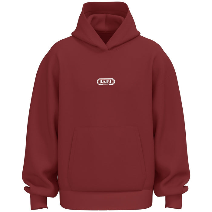JAKO Kapuzensweat Wardrobe – Rot (vorne)