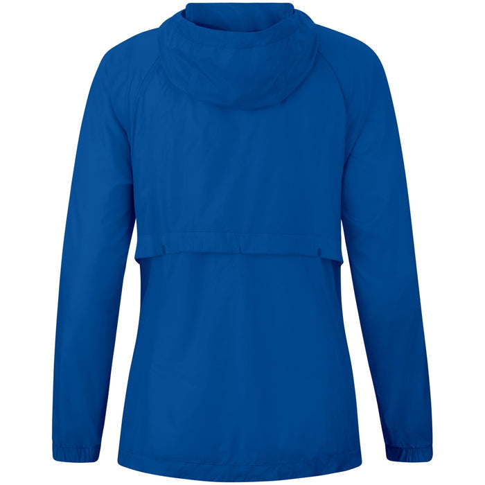 JAKO Lightweightjacke Flow Damen – Blau (400) (hinten)