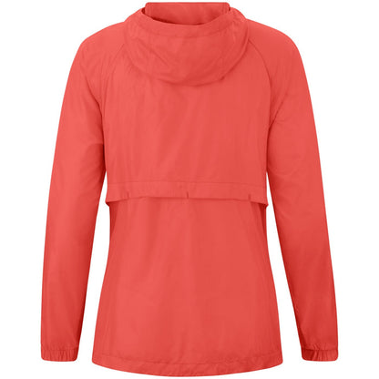 JAKO Lightweightjacke Flow Damen – Orange (hinten)
