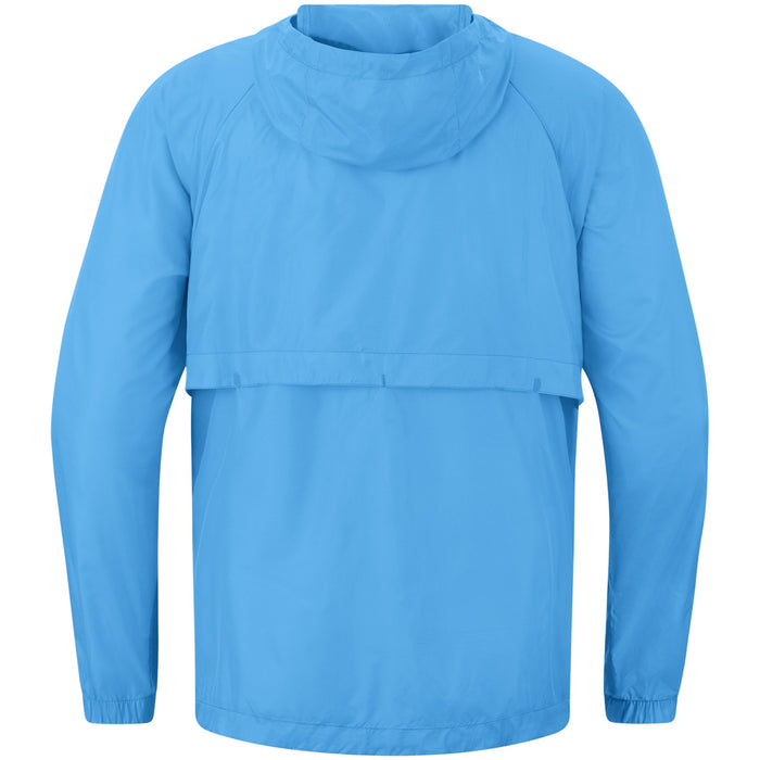 JAKO Lightweightjacke Flow – Blau (430) (hinten)