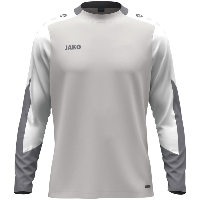 JAKO Longsleeve Dynamic – Grau (vorne)
