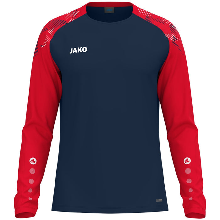 JAKO Longsleeve Sonic – Blau (909) (vorne)
