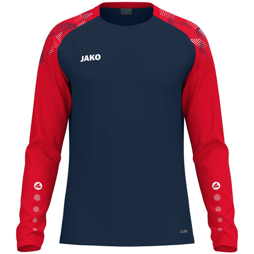 JAKO Longsleeve Sonic – Blau (909) (vorne)