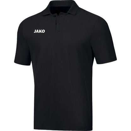 JAKO Polo Base – Schwarz (vorne)