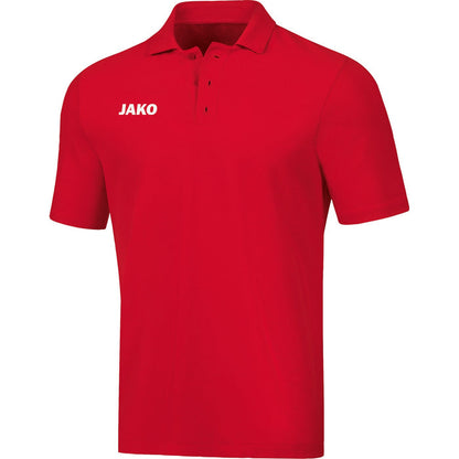 JAKO Polo Base – Rot (vorne)