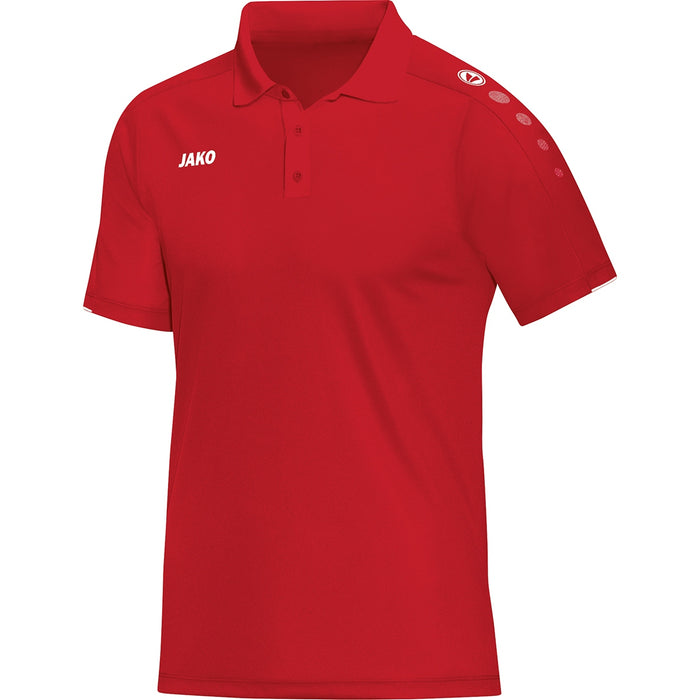 JAKO Polo Classico – Rot (01) (vorne)