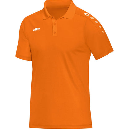 JAKO Polo Classico – Orange (vorne)