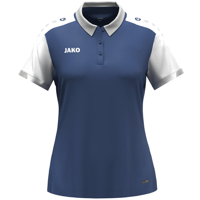 JAKO Polo Dynamic Damen – Blau (921) (vorne)