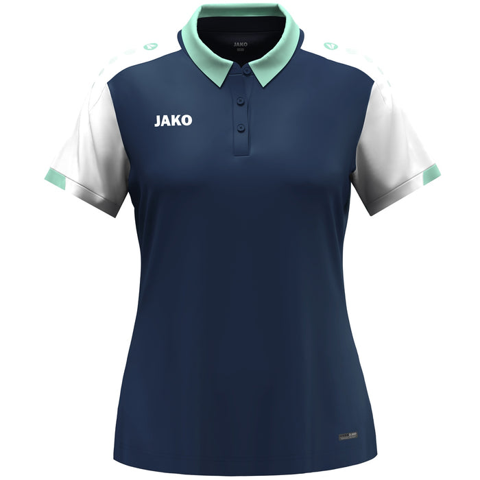 JAKO Polo Dynamic Damen – Blau (915) (vorne)