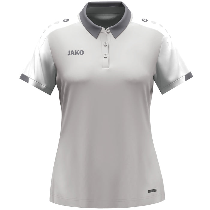 JAKO Polo Dynamic Damen – Grau (vorne)
