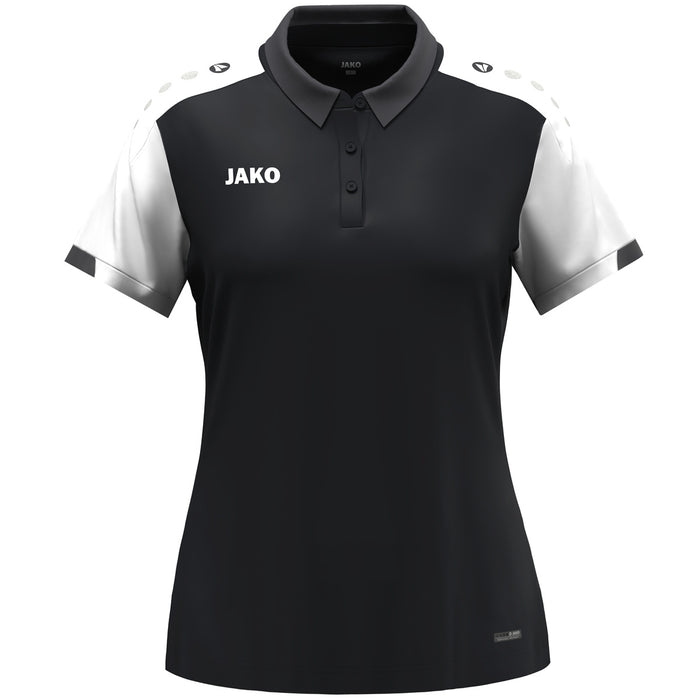 JAKO Polo Dynamic Damen – Schwarz (vorne)