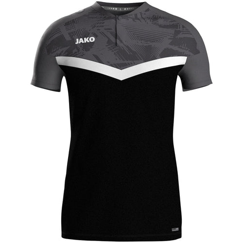 JAKO Polo Iconic – Schwarz (801) (vorne)