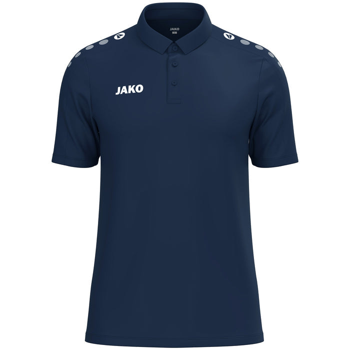 JAKO Polo One Cotton – Blau (900) (vorne)