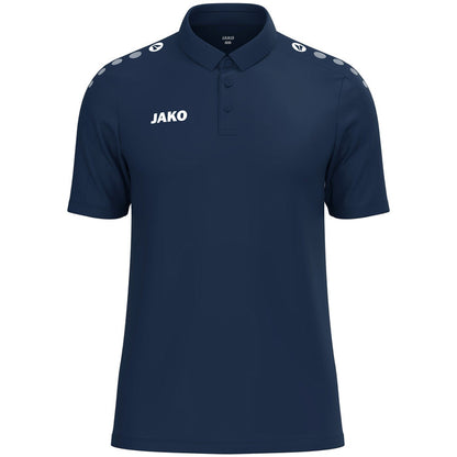 JAKO Polo One Cotton – Blau (900) (vorne)