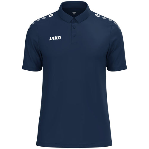 JAKO Polo One Cotton – Blau (900) (vorne)