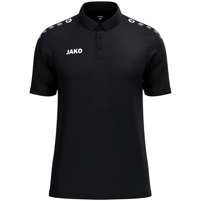 JAKO Polo One Cotton – Schwarz (vorne)