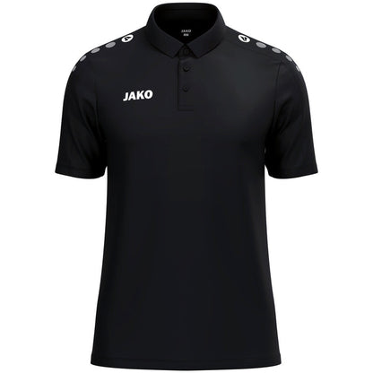 JAKO Polo One Cotton – Schwarz (vorne)
