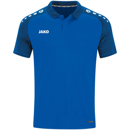 JAKO Polo Performance – Blau (403) (vorne)