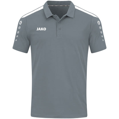 JAKO Polo Power – Grau (vorne)