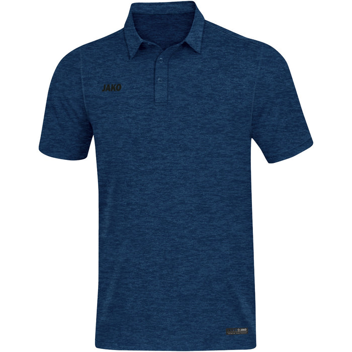JAKO Polo Premium Basics – Blau (49) (vorne)