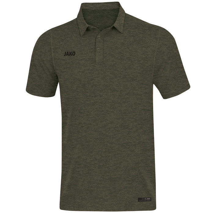 JAKO Polo Premium Basics – Grün (vorne)