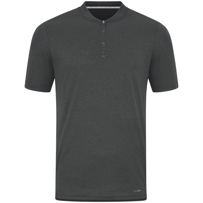 JAKO Polo Pro Casual – Grau (vorne)