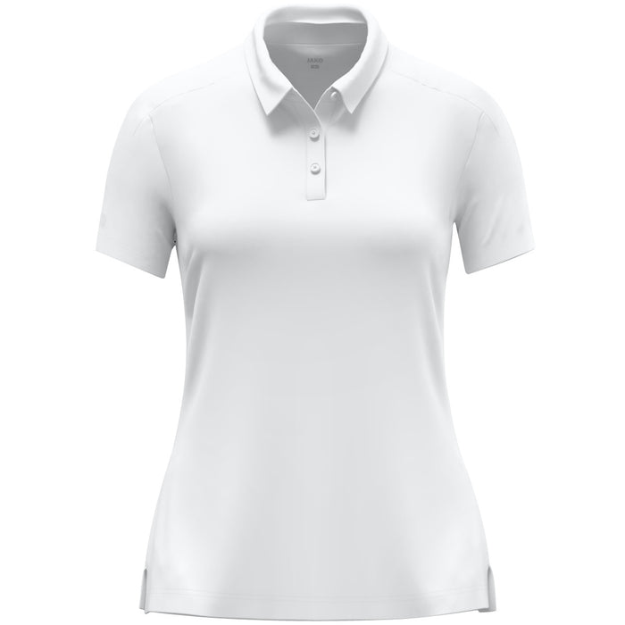 JAKO Polo Uni Damen – Weiß (vorne)