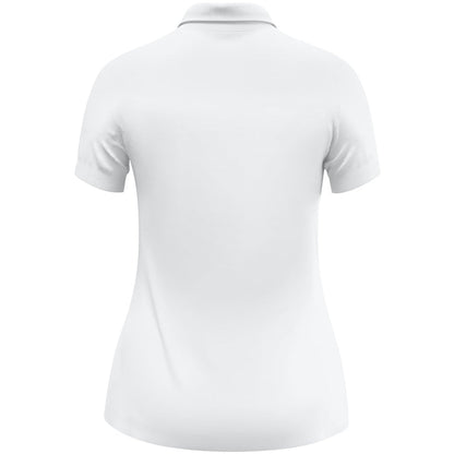 JAKO Polo Uni Damen – Weiß (hinten)