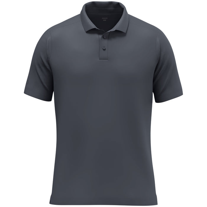 JAKO Polo Uni – Grau (830) (vorne)