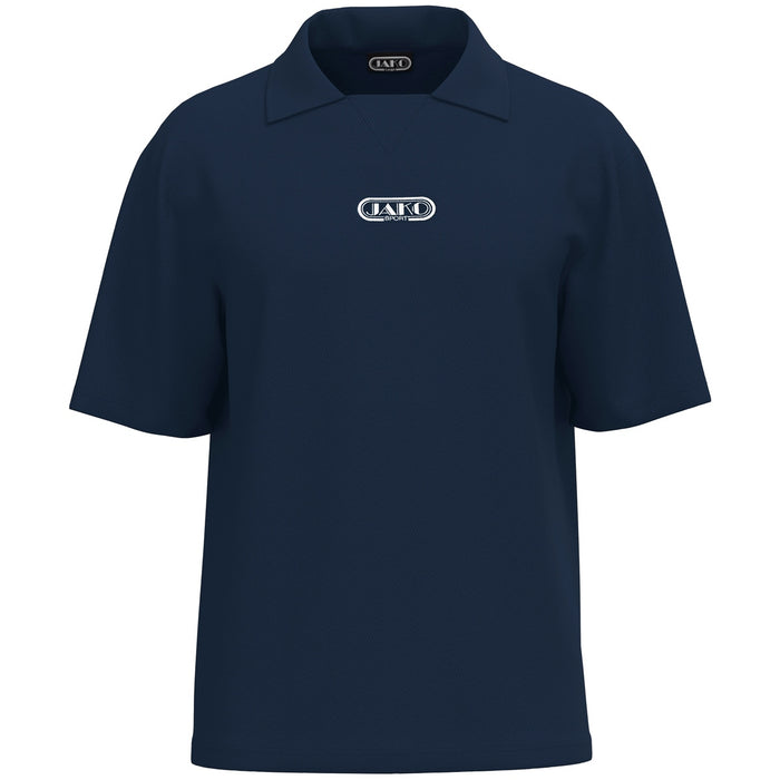 JAKO Polo Wardrobe – Blau (vorne)