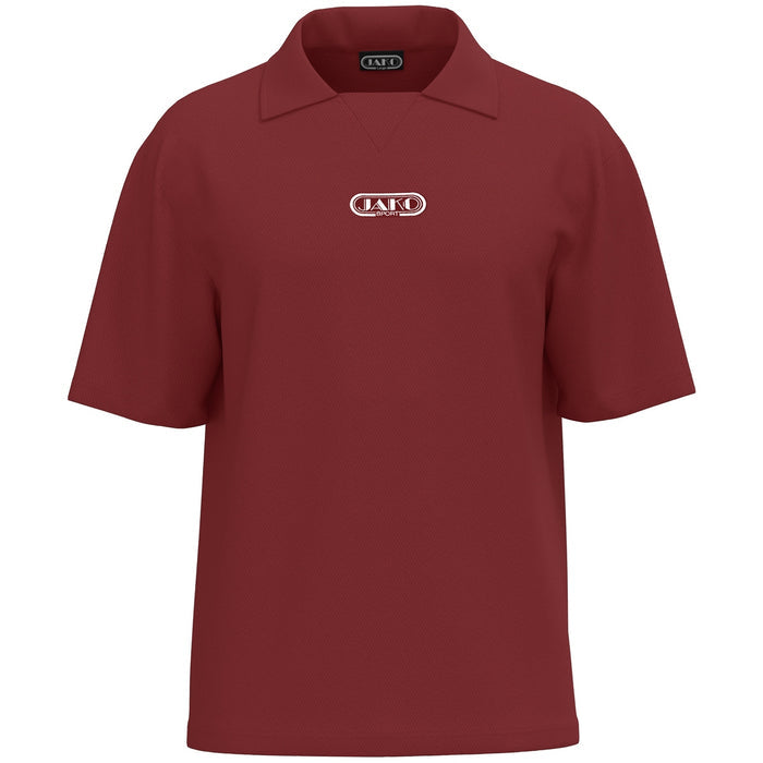 JAKO Polo Wardrobe – Rot (vorne)