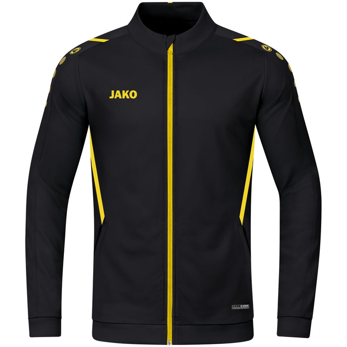 JAKO Polyesterjacke Challenge – Schwarz (803) (vorne)