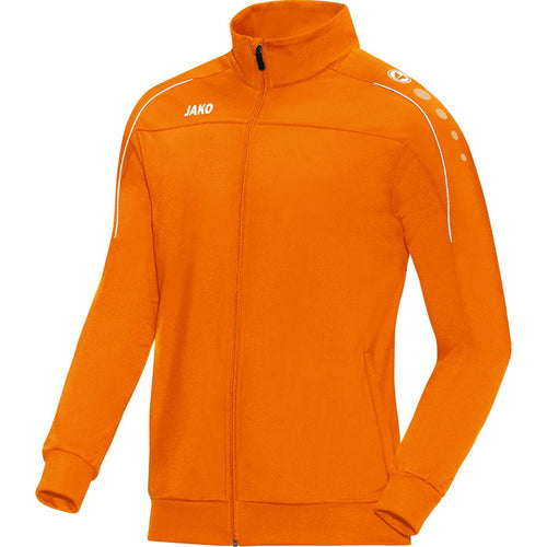 JAKO Polyesterjacke Classico – Orange (vorne)