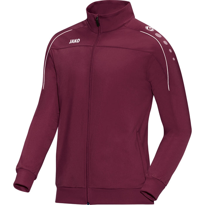 JAKO Polyesterjacke Classico – Rot (vorne)