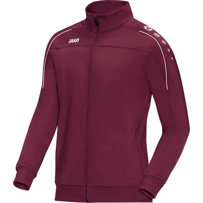 JAKO Polyesterjacke Classico – Rot (vorne)