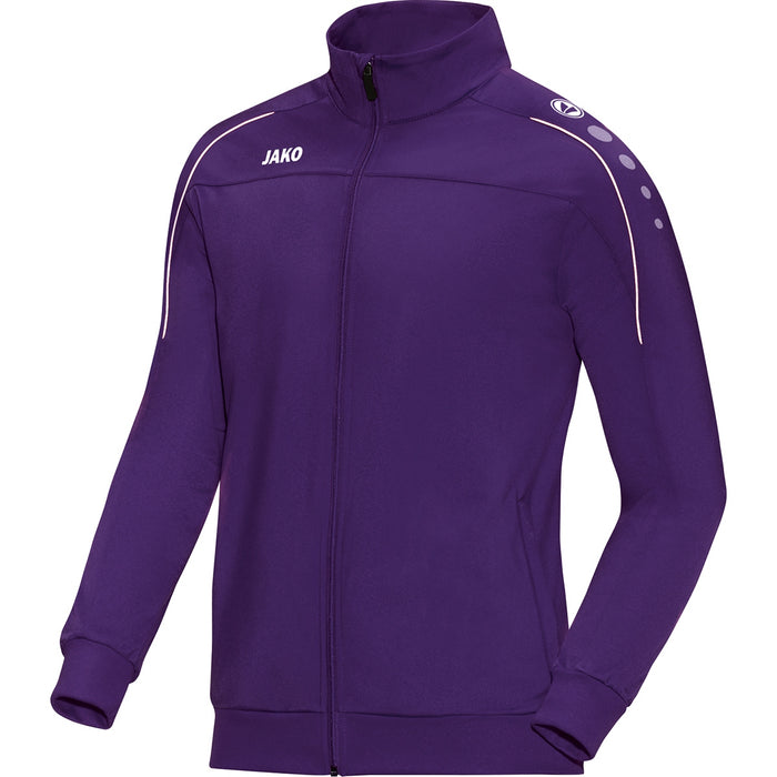 JAKO Polyesterjacke Classico – Lila (vorne)