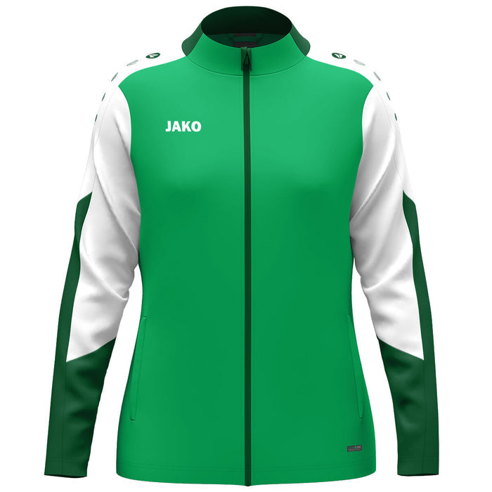 JAKO Polyesterjacke Dynamic Damen – Grün (vorne)