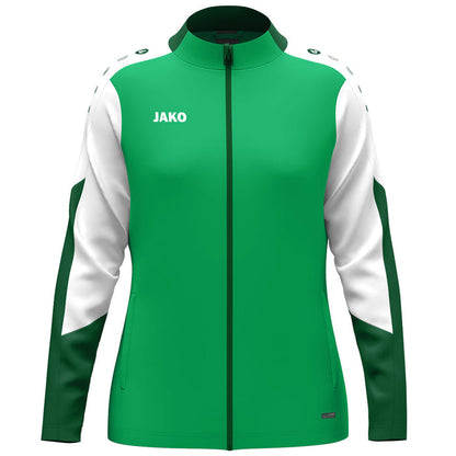 JAKO Polyesterjacke Dynamic Damen – Grün (vorne)