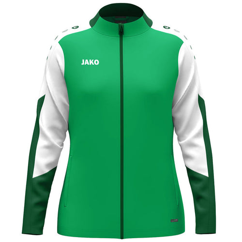 JAKO Polyesterjacke Dynamic Damen – Grün (vorne)