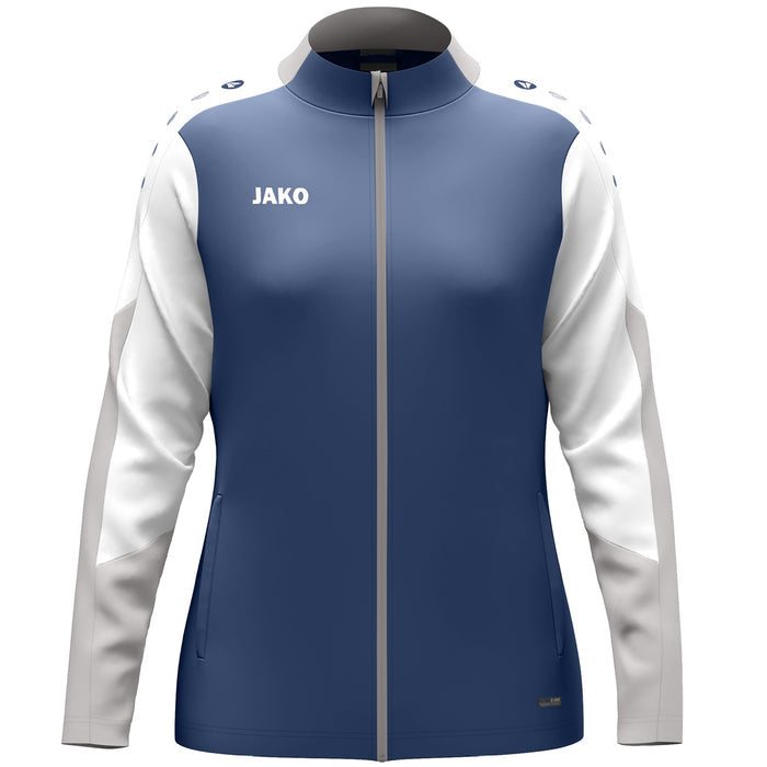 JAKO Polyesterjacke Dynamic Damen – Blau (921) (vorne)