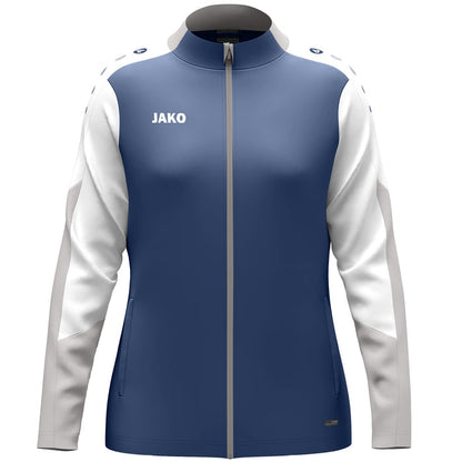 JAKO Polyesterjacke Dynamic Damen – Blau (921) (vorne)
