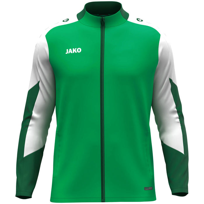 JAKO Polyesterjacke Dynamic – Grün (vorne)