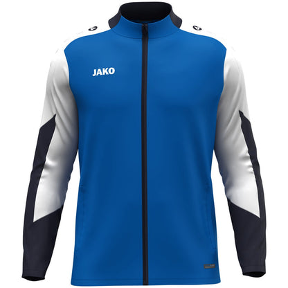 JAKO Polyesterjacke Dynamic – Blau (405) (vorne)