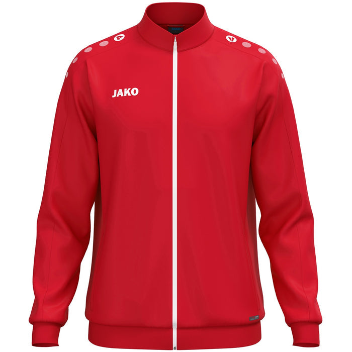 JAKO Polyesterjacke One – Rot (100) (vorne)