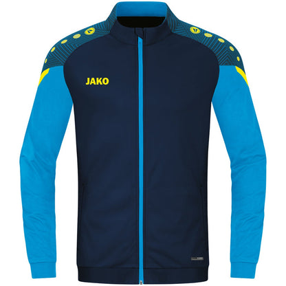 JAKO Polyesterjacke Performance – Blau (908) (vorne)