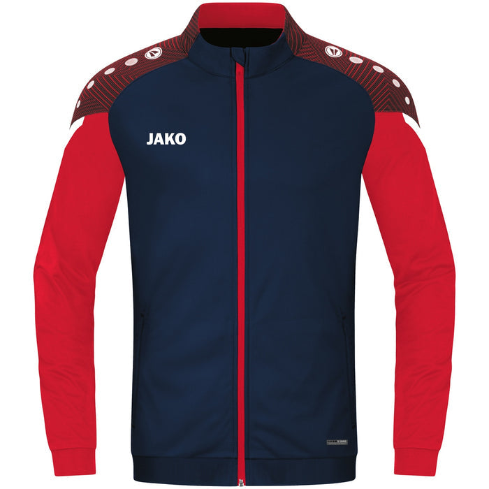 JAKO Polyesterjacke Performance – Blau (909) (vorne)