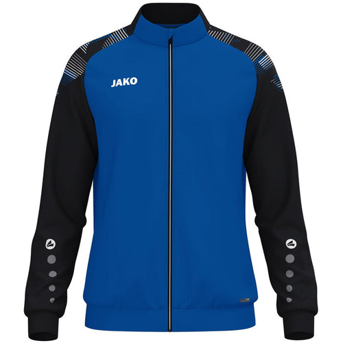 JAKO Polyesterjacke Sonic – Blau (408) (vorne)